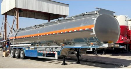 3 Axle Aluminum Tanker Trailer will sent to Costa Rica