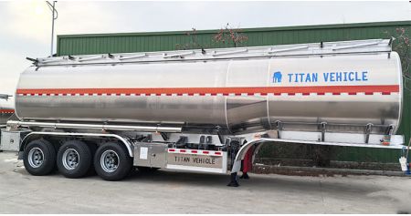 Tri Axle Aluminum Semi Tanker Trailer will be sent to Costa Rica