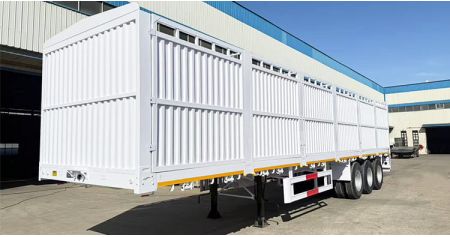 Tri Axle Fence Cargo Trailer will be Sent to Costa Rica 