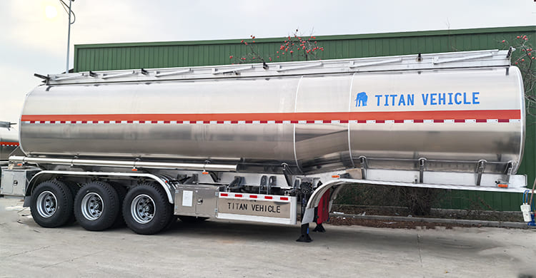Tri Axle Aluminum Semi Tanker Trailer will be sent to Costa Rica