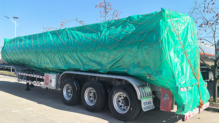 Tri Axle Aluminum Semi Tanker Trailer will be sent to Costa Rica