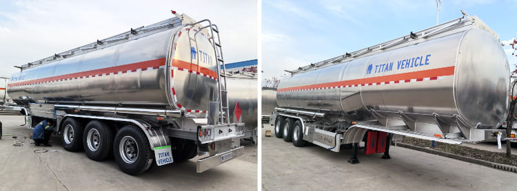 Tri Axle Aluminum Semi Tanker Trailer will be sent to Costa Rica