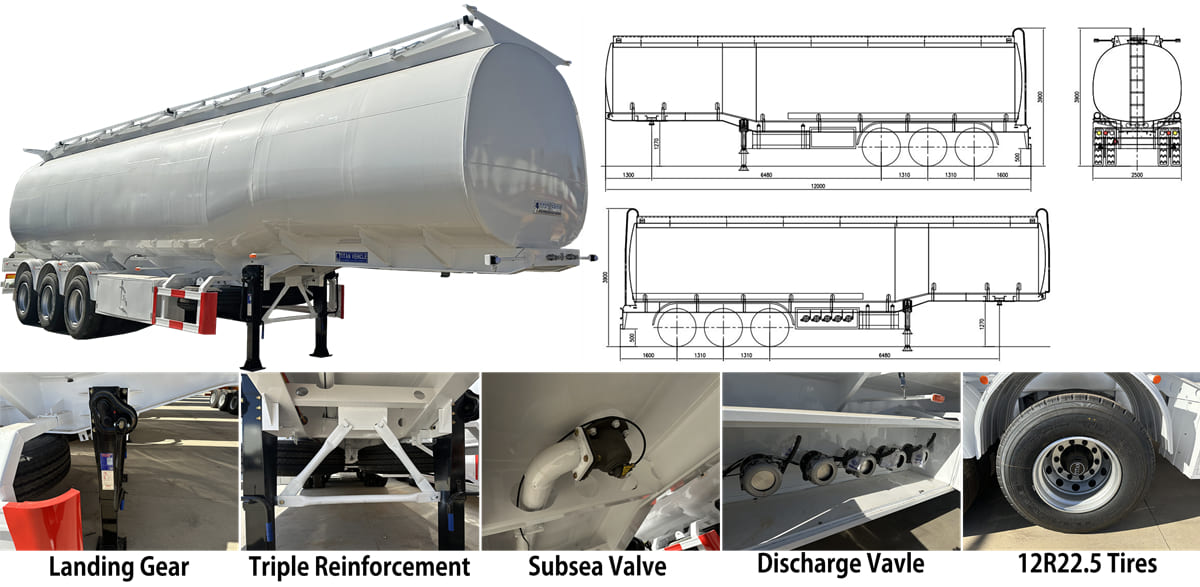 Fuel Tanker Trailer For Sale Specifications