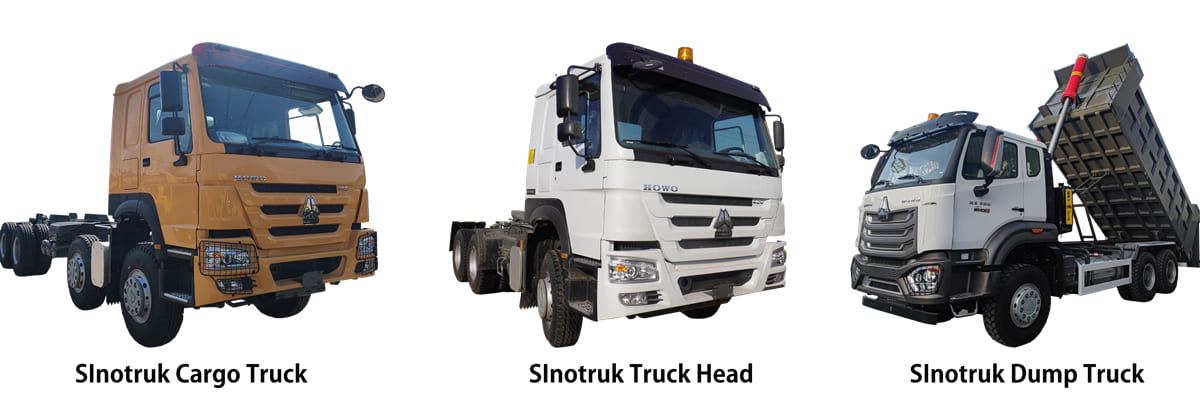 Different Sinotruk Howo Truck Models