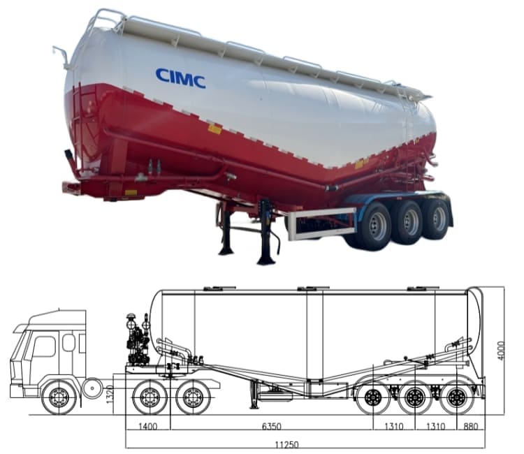 Cimc Cement Bulker Truck 