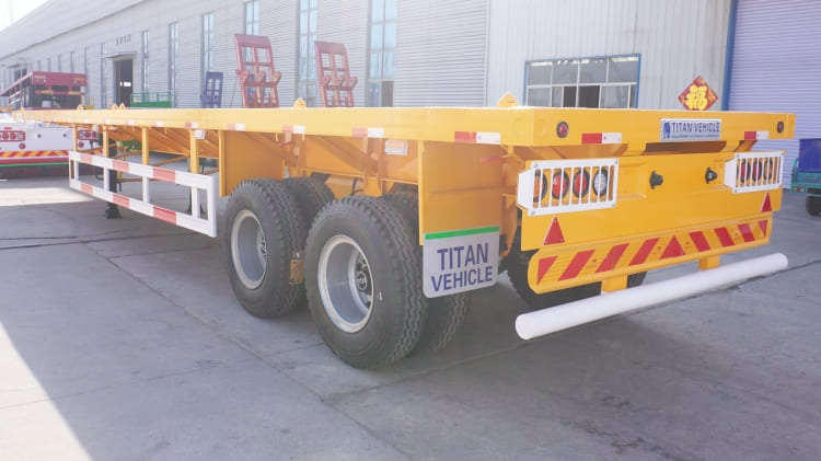 2 Axle 40 Foot Flatbed Trailer for Sale in Costa Rica