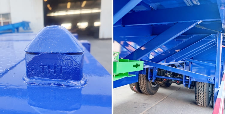 Tri Axle 40 Foot Trailer for Sale | Flatbed Semi Trailer for Sale in Costa Rica