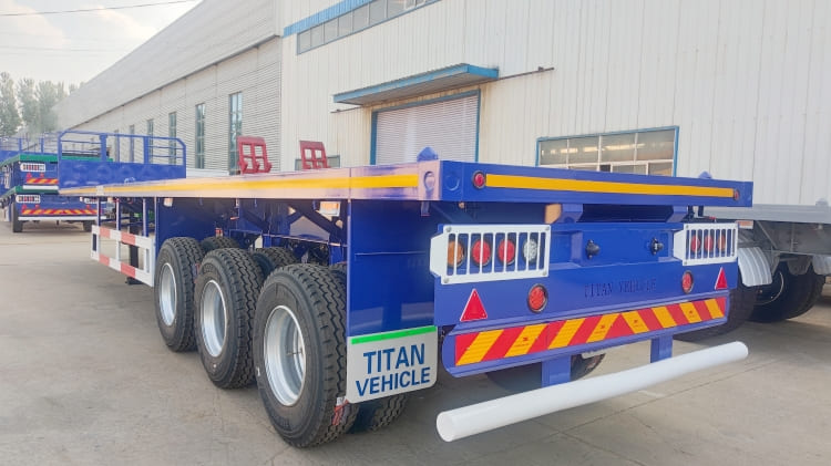 Tri Axle 40 Foot Trailer for Sale | Flatbed Semi Trailer for Sale in Costa Rica