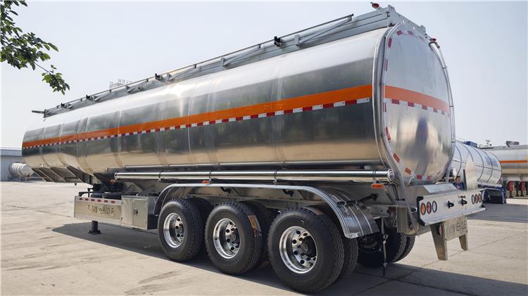 45000 Liters Aluminum Tanker Trailer for Sale In Costa Rica