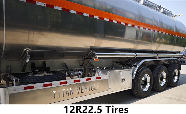 45000 Liters Aluminum Tanker Trailer for Sale In Costa Rica