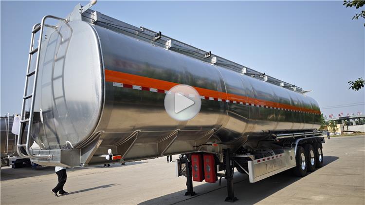 45000 Liters Aluminum Tanker Trailer for Sale In Costa Rica