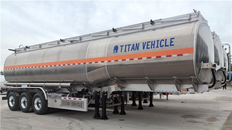 45000 Liters Aluminum Alloy Tanker Trailer for Sale In Costa Rica