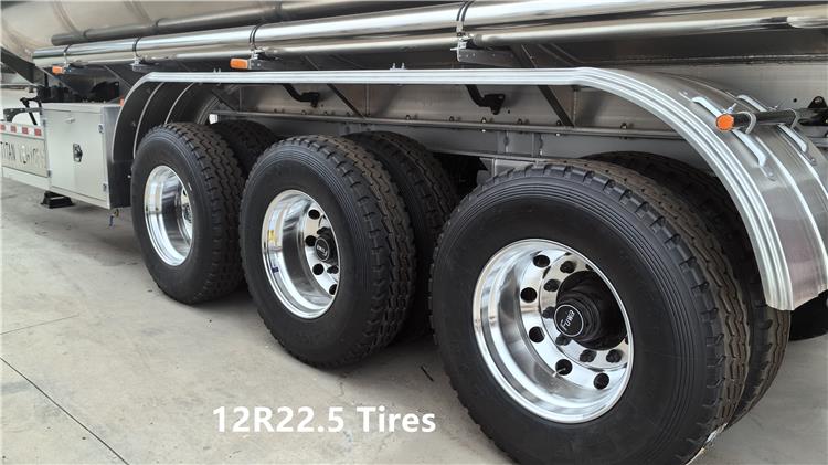 45000 Liters Aluminum Alloy Tanker Trailer for Sale In Costa Rica