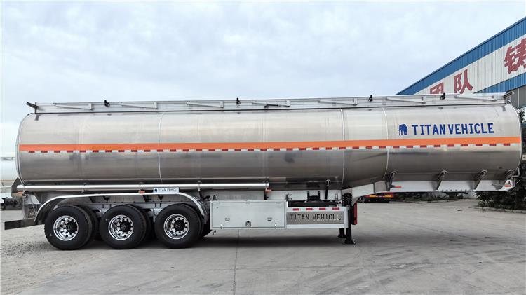 45000 Liters Aluminum Alloy Tanker Trailer for Sale In Costa Rica