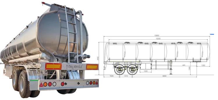 32CBM Aluminum Tanker Trailer for Sale In Costa Rica San José