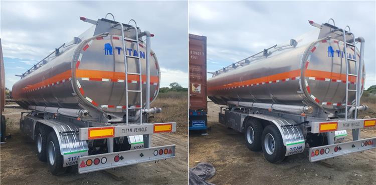 32CBM Aluminum Tanker Trailer for Sale In Costa Rica San José