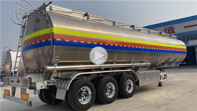 35000L Aluminum Fuel Tanker Trailer for Sale In Costa Rica