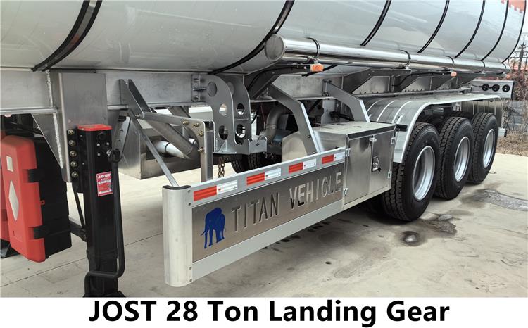 42000 Liters Aluiminum Tanker Semi Trailer with Insulation In Costa Rica