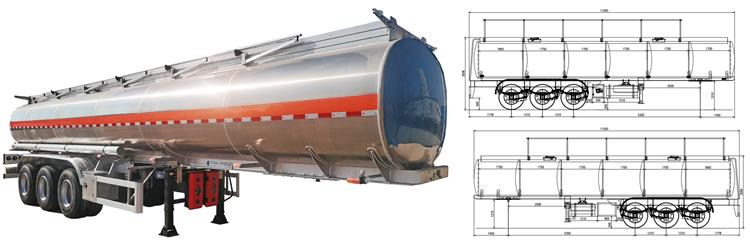 30000 L Aluminum Tanker for Sale Near Me In Costa Rica