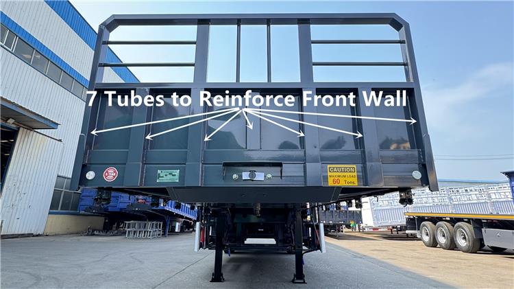 12.5m Tri Axle Trailer - Flatbed Semi Trailer for Sale In Costa Rica