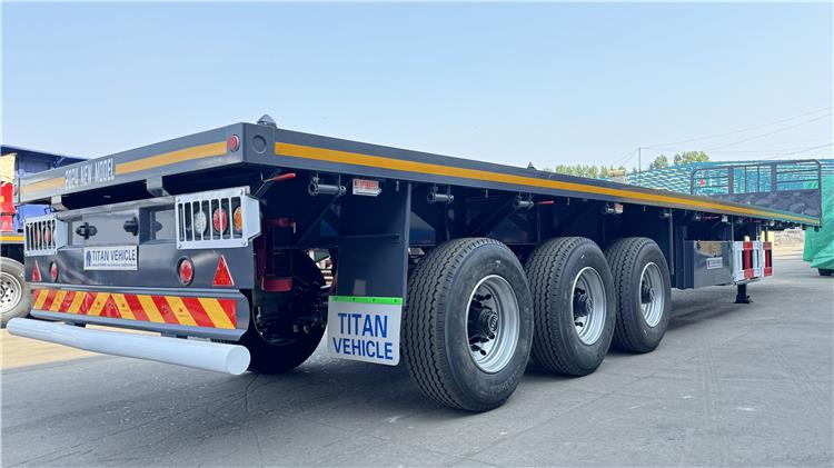 12.5m Tri Axle Trailer - Flatbed Semi Trailer for Sale In Costa Rica