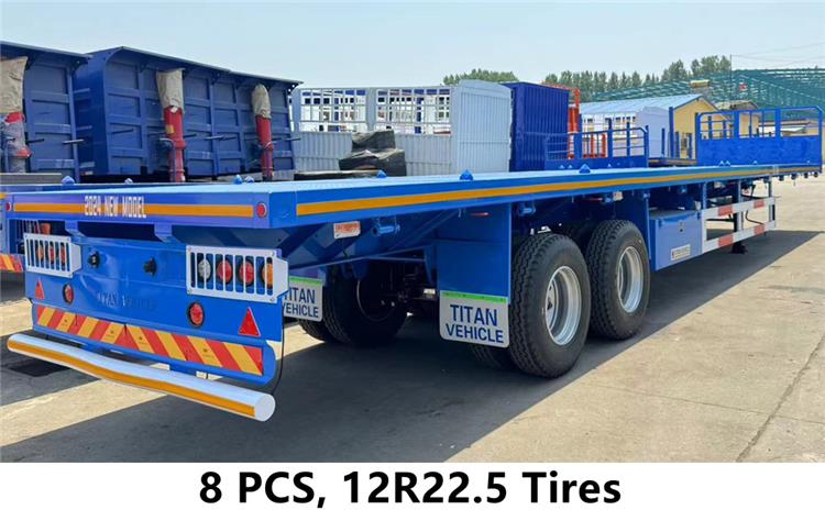 2 Axle Semi Truck Flatbed Tractor Trailer for Sale Price In Costa Rica Caldera