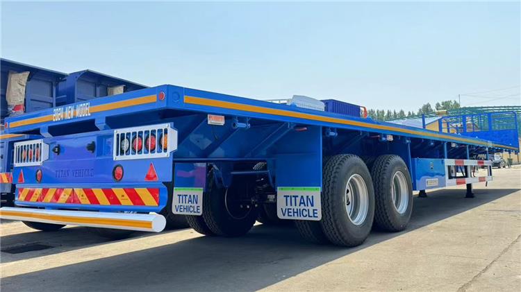 2 Axle Semi Truck Flatbed Tractor Trailer for Sale Price In Costa Rica Caldera