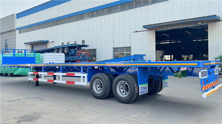 2 Axle Semi Truck Flatbed Tractor Trailer for Sale Price In Costa Rica Caldera