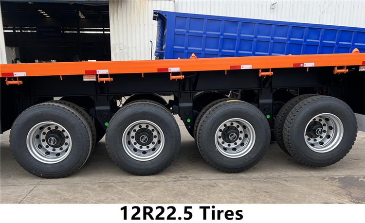 4 Axle 48ft Flatbed Truck Trailer for Sale in Limon, Costa Rica