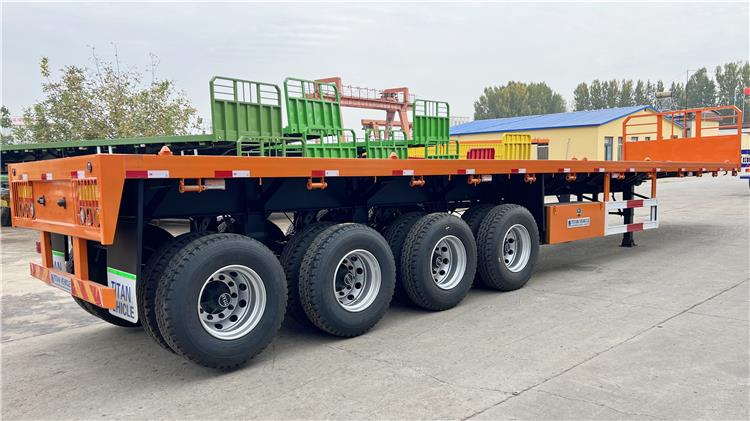 4 Axle 48ft Flatbed Truck Trailer for Sale in Limon, Costa Rica