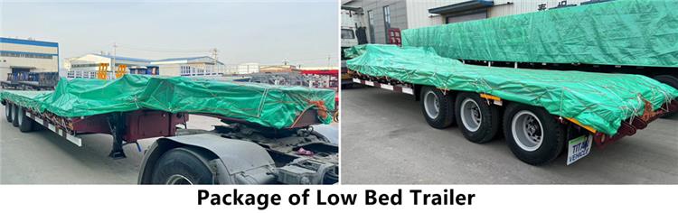 Tri Axle 60 Ton Lowbed Trailer for Sale In Costa Rica Moin