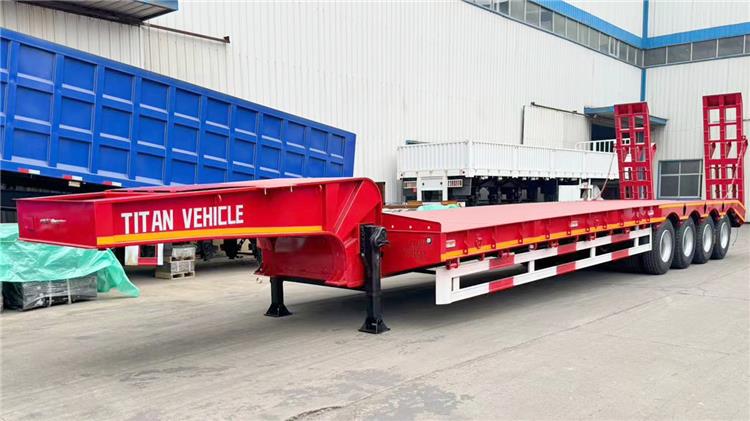 4 Axle Drop Deck Excavator Trailer Price in Costa Rica