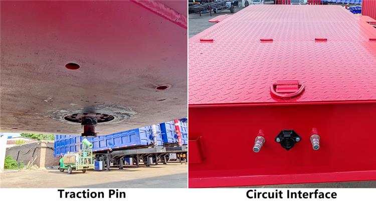 4 Axle Drop Deck Excavator Trailer Price in Costa Rica