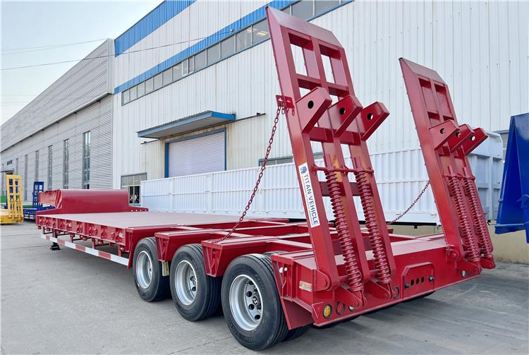 3 Line 6 Axle 120 Ton Lowbed Semi Trailer in Costa Rica San Jose