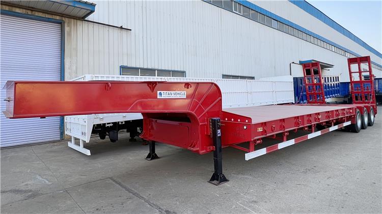 3 Line 6 Axle 120 Ton Lowbed Semi Trailer in Costa Rica San Jose