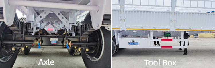 3 Axle 60 Ton Stake Semi Trailer | Trailer Stakes for Sale in Costa Rica Caldera