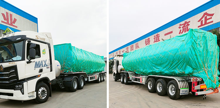 3 Axle 42000L Aluminum Tanker Trailer for Sale in Costa Rica Caldera