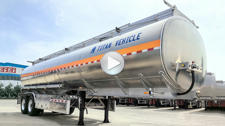 2 axle aluminum tanker 