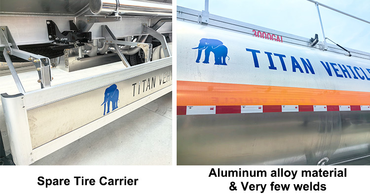 2 Axle 38000L Aluminum Tanker Trailer | Aluminum Semi Trailer for Sale in Costa Rica Caldera