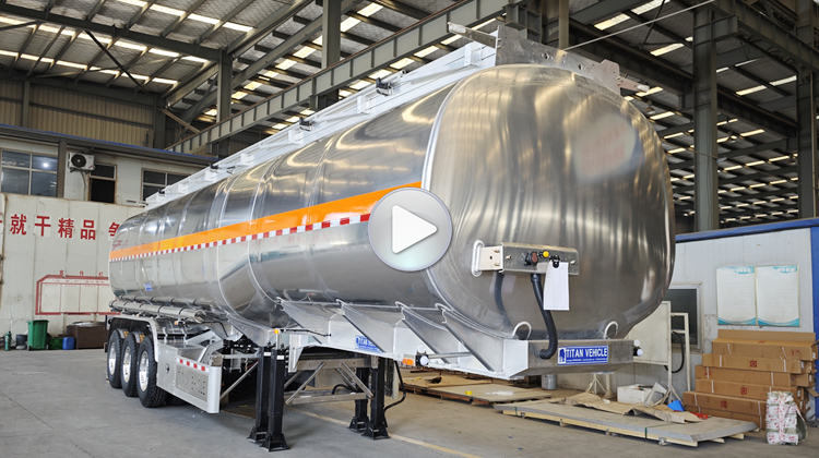 3 Axle 46000L Aluminum Semi Trailer | Aluminum Tanker for Sale in Costa Rica