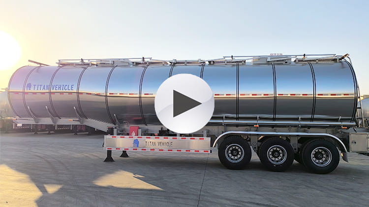 45000 Litres Aluminum Semi Tanker Trailer for Sale in Costa Rica, Puerto Caldera