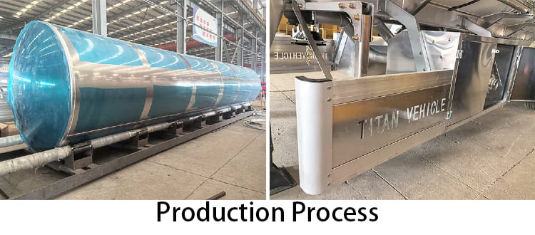 Tri Axle Aluminum Tanker Truck Trailer for Sale in Costa Rica, Puerto Limon