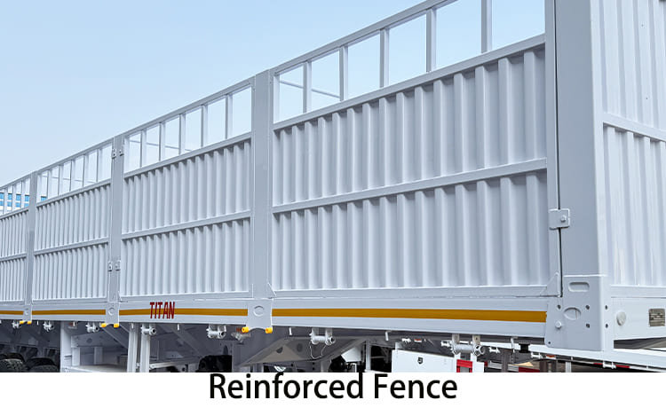 4 Axle Fence Cargo Trailer | Fence Trailer for Sale in Costa Rica