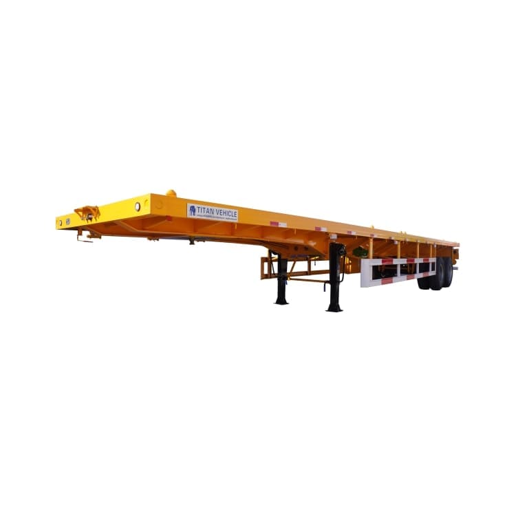 2 Axle 40 Foot Flatbed Trailer 