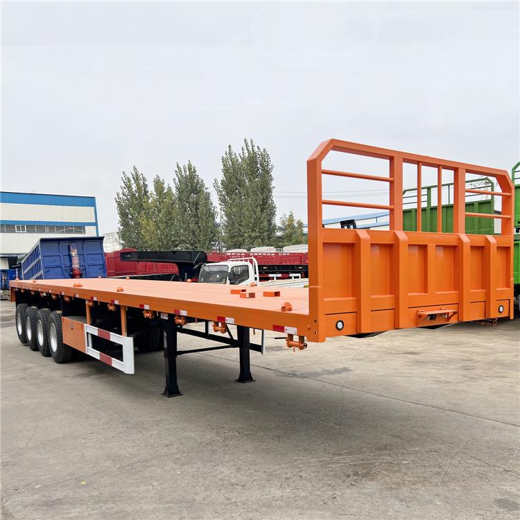 4 Axle 48ft Flatbed Truck Trailer