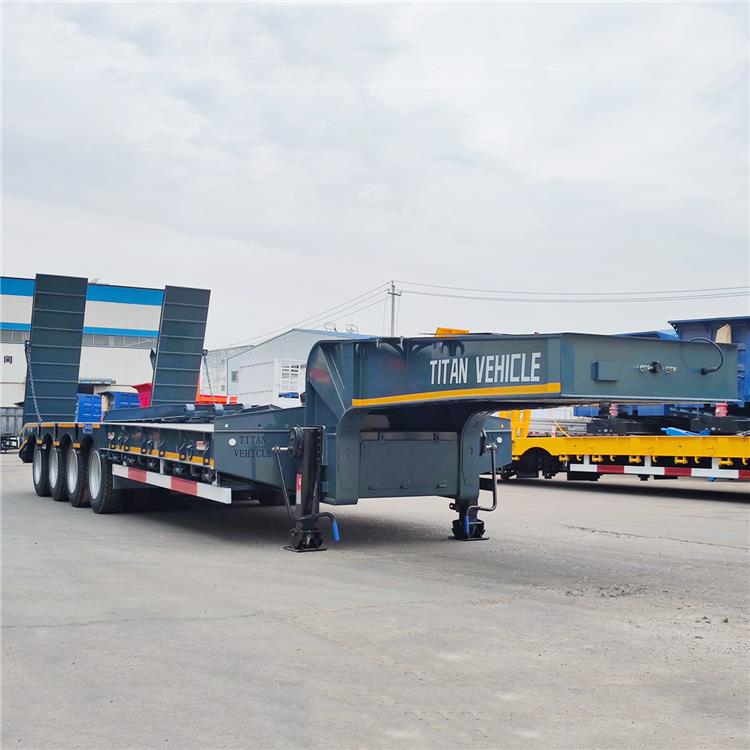 100 T Low Bed Truck Trailer
