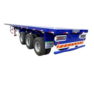 40 Ft Flatbed Trailer Truck