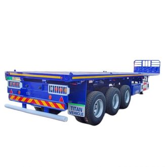 Tri Axle 40 Foot Flatbed Semi Trailer 